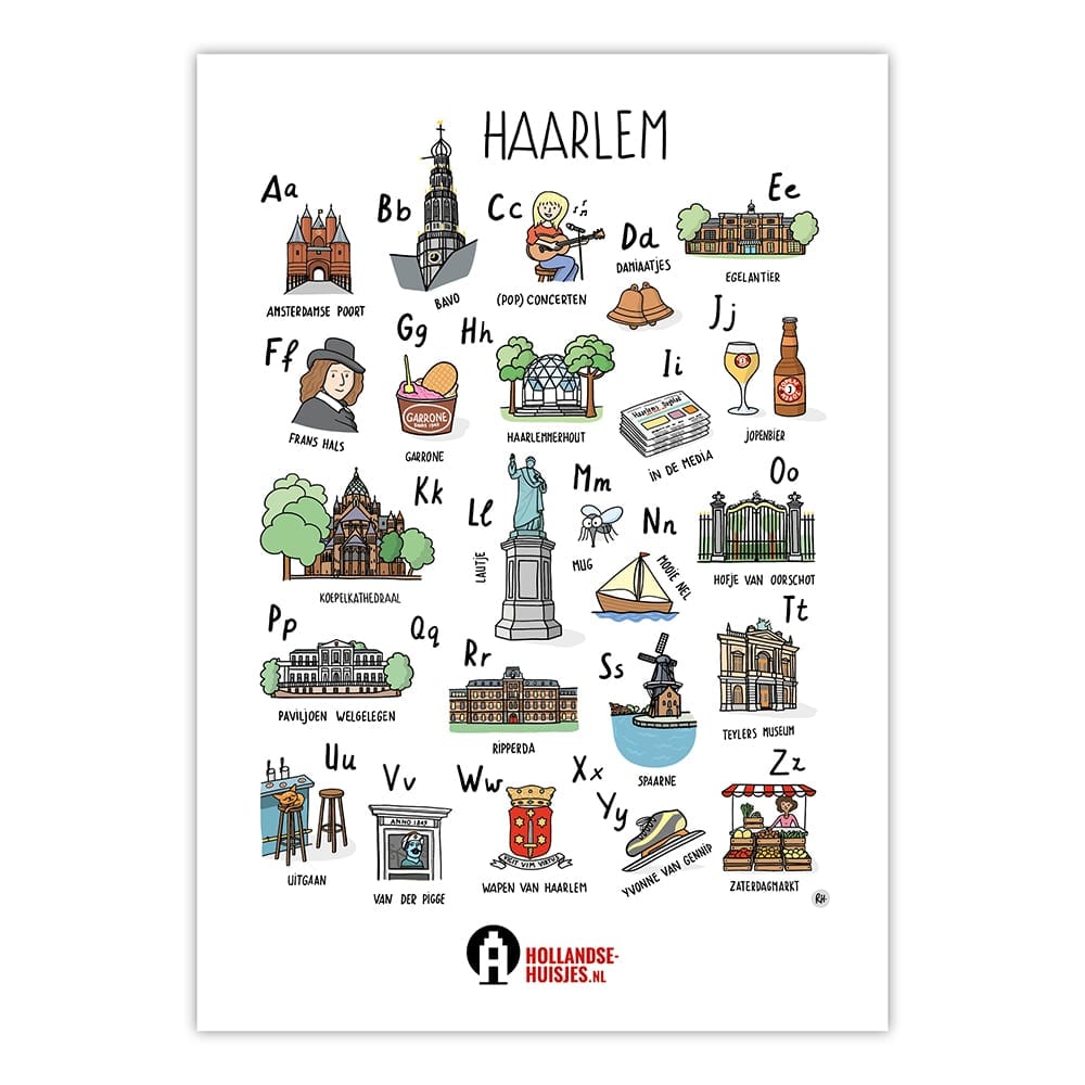 ABC Poster Haarlem - Buy Online
